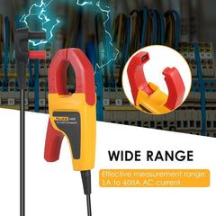 Fluke I400E 400A Pinza Amperometrica CA 4mm Spina A Banana Per