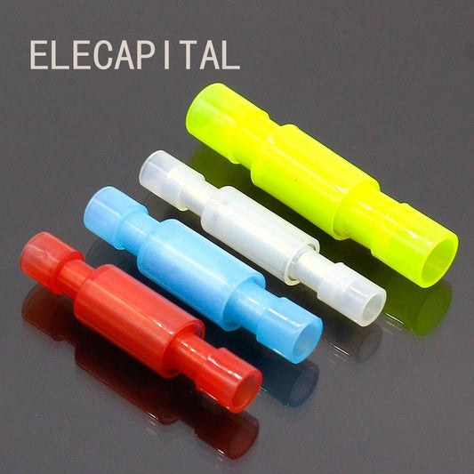 FRFNY+MPFNY 50PCS translucent Bullet Shaped Female Male Insulating Joint Wire Connector.