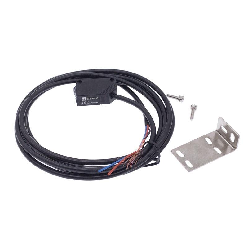 Infrared Photoelectric Switch Diffuse Reflection Type Sensor DC12V-24V with Bracket E3Z-D61/D81/D62/D82/T61/T81/R61/R81/LS61.