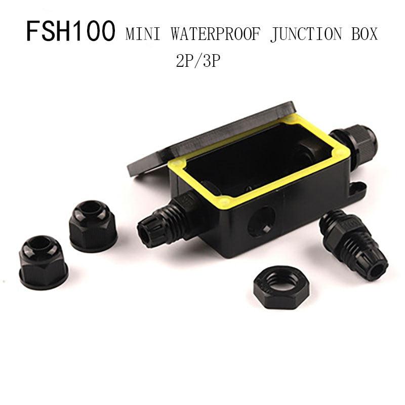 electrical center b2c | IP66 Outdoor Mini Waterproof Junction Box Black ...