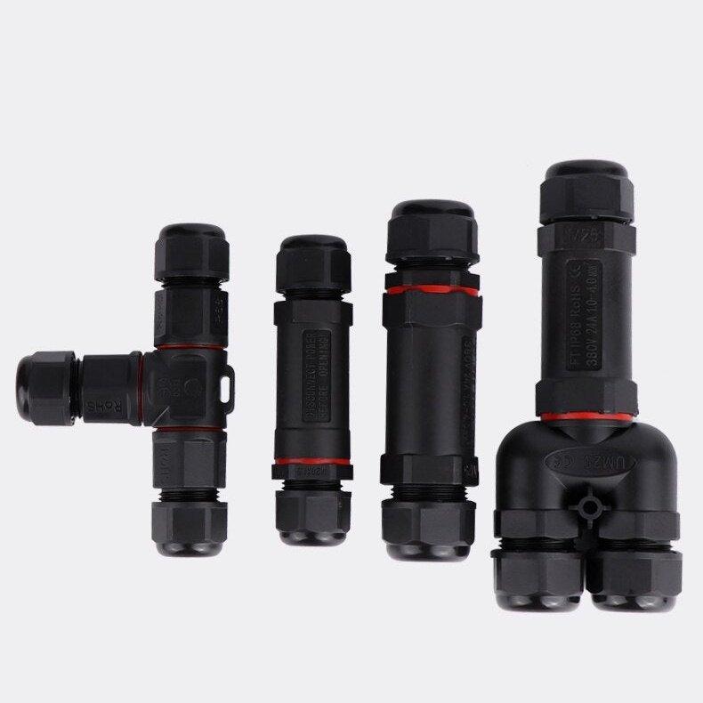 IP68 waterproof cable connector I-type/Y-type/T-type 2Pin 3Pin 4Pin 5Pin Optional.