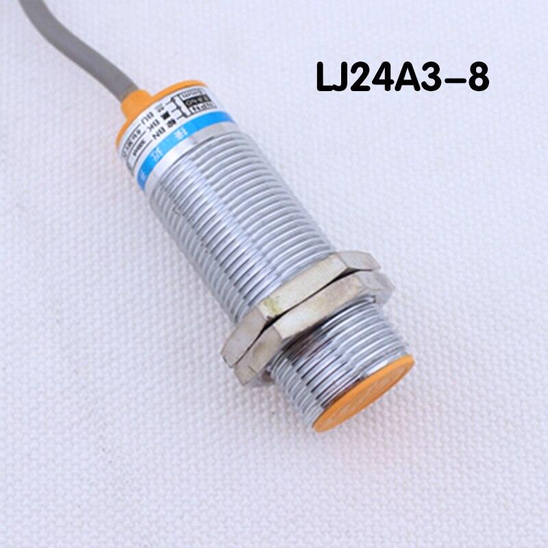 M24 8mm 10mm DC6~36V Cylinder Inductive Proximity Sensor Switch LJ24A3-8(10).