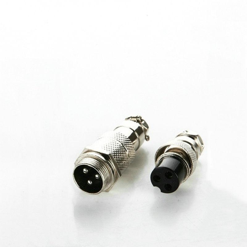 Male Plug Docking Plug GX12 aviation circular connector  2 Pin-7pin 12mm Butt plugs RS765.