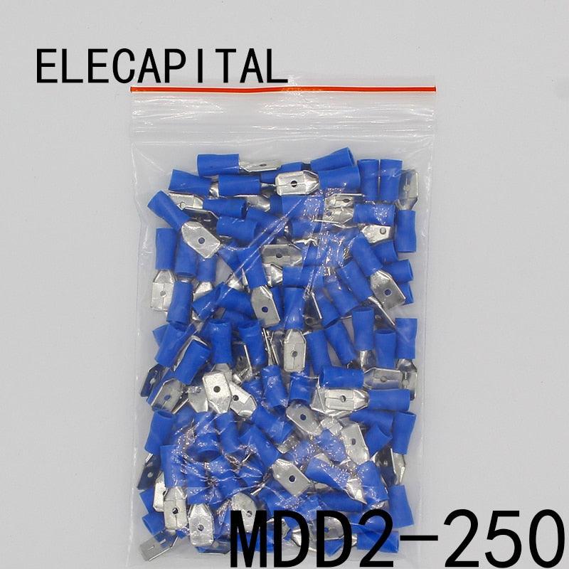 electrical center b2c | MDD2-250 MDD2.5-250 male Insulated Spade Quick ...