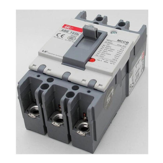 main mccb,LS MCCB, LS ABE MCCB, Meta-MEC MCCB, LS Electric Circuit Breaker, 3P Molded Case Circuit Breaker, ABE53B, ABE63B, ABE103B, ABE203B, ABE403B, ABE603B, ABE803B, 30A MCCB, 100A MCCB, 200A MCCB, 400A MCCB, 800A MCCB, Low Voltage Circuit Breaker, Overload Protection, Short Circuit Protection, Thermal Magnetic Trip MCCB, Korean LS MCCB, Industrial Circuit Breaker, Power Distribution MCCB