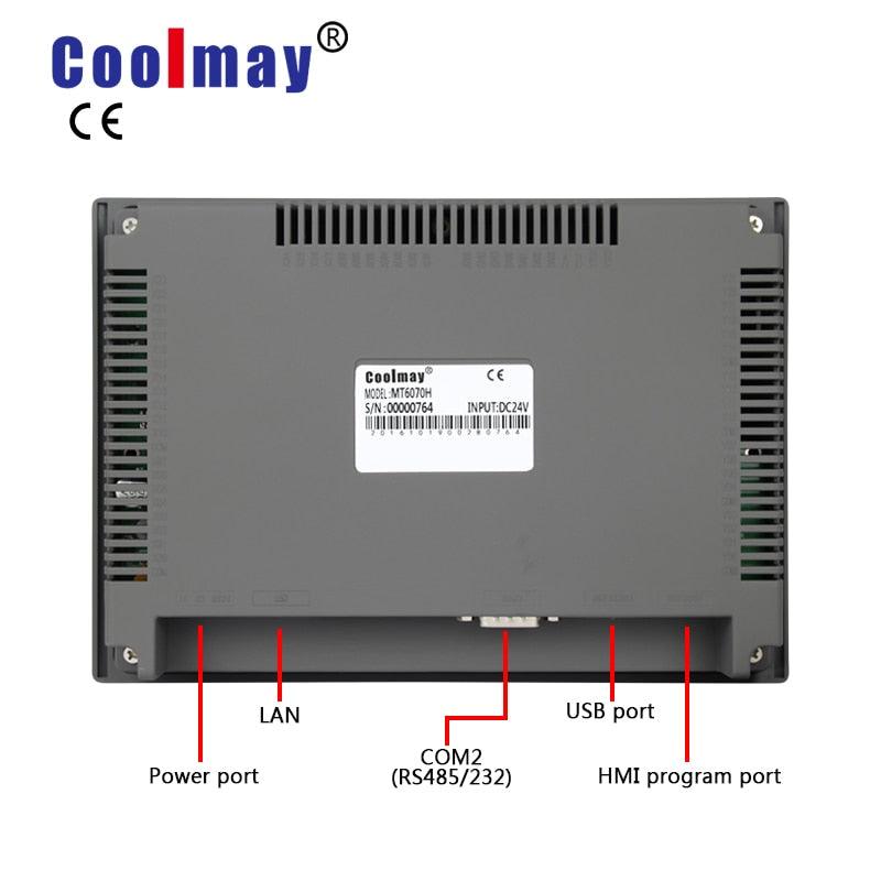 MT6070H-W 7 Inch TFT True Color 800*480 Pixels HMI Touch Panel with Ethernet Port.