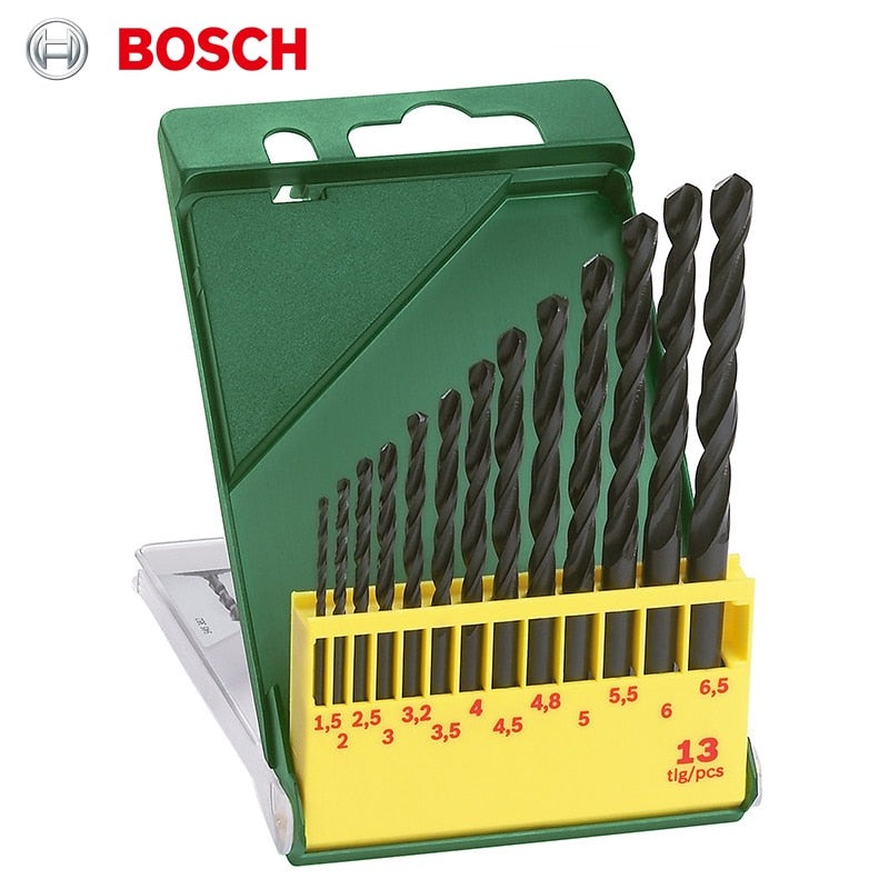 BOSCH- 13 Twist Drill Set 1.5-6.5mm Metal Drilling| 13pcs/set.