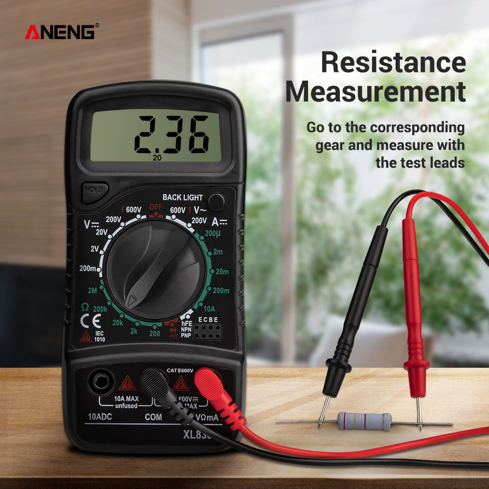 ANENG- XL830L Digital Esr Meter Testers| Dmm Transistor Peak Tester Meter.