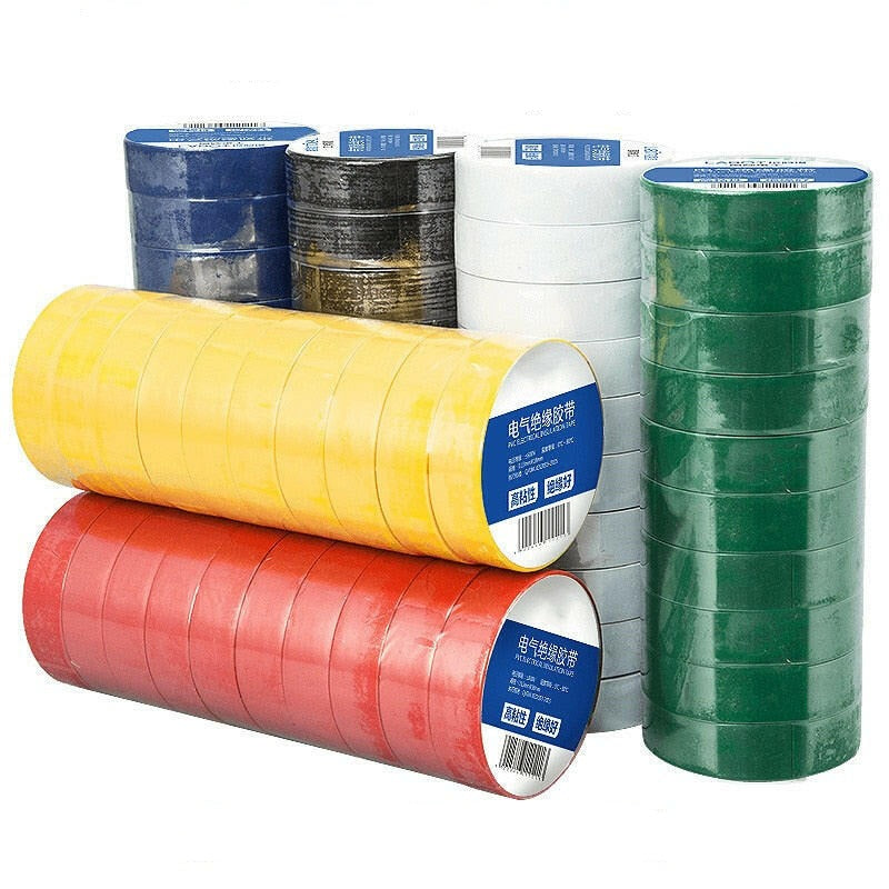 9m*5 Insulated Waterproof PVC Tape Electrical Insulation Tape.