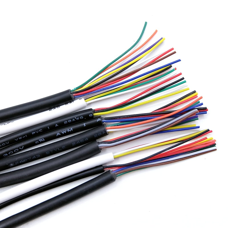 UL2464 -2/5/10M Sheathed Wire Cable| 28-16 AWG optional.