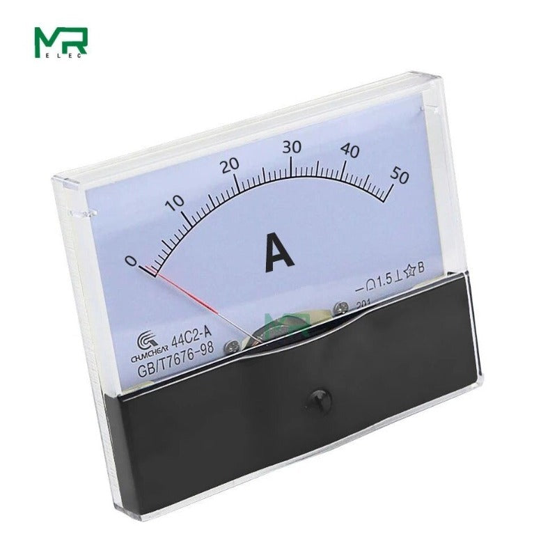 MR- 44C2 DC Ammeter Analog Panel Pointer Ammeter| DC 1A up to 500A.