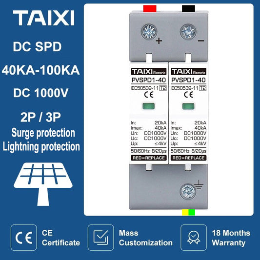 TAIXI- Surge Protective Device Photovoltaic DC System SPD.