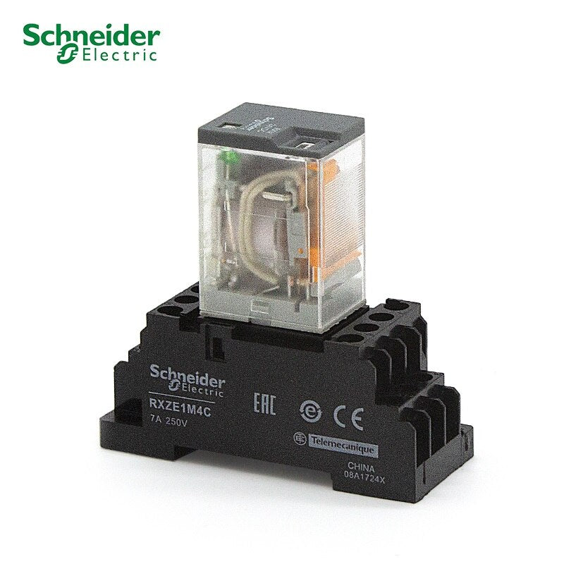 Schneider-  RXZE1M4C  Screw Clamp Socket for Use With RXM4  （10pieces/lot).