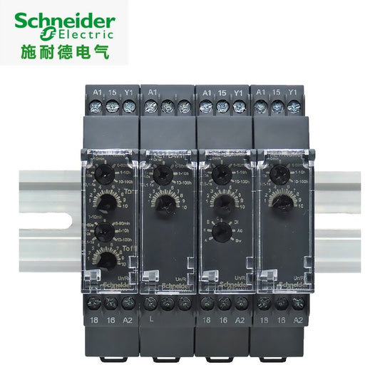 Schneider-  Modular Timing Relays with Solid State  RE17LCBM RE17LLBM optional.
