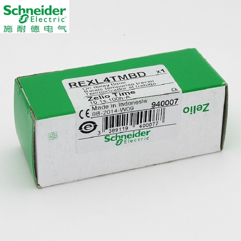 Schneider- Electric Timer Relays Miniature Plug-In with Output REXL2TMJD  REXL2TMBD optional.