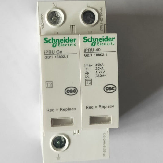 Schneider-  Pluggable Surge Protector iPRU| TYPE II/ 1P+N 10KA-120KA optional.