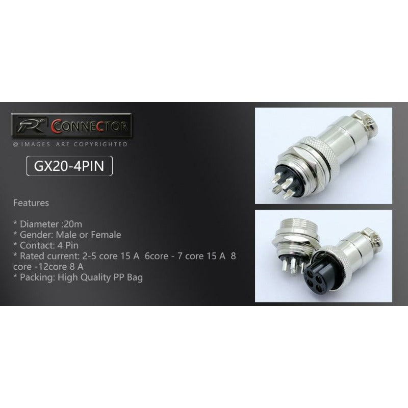 10sets GX20 Aviation Connector Male & Female| 2-14 Pin Optional.