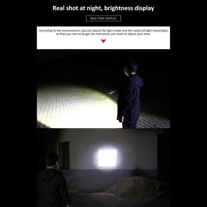PROSTORMER- Led Flashlight with 18650 Battery| Lamp Beads: Q5/T6/L2 Optional.