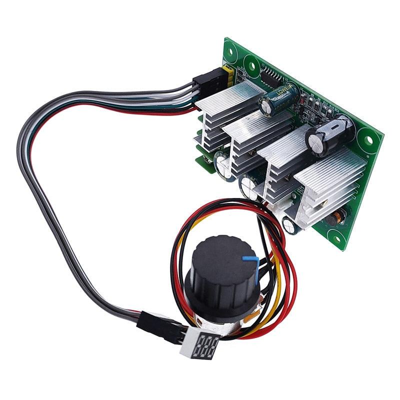 PWM DC motor speed controller Digital display  0~100% adjustable drive module 6V~60V Input Max30A.