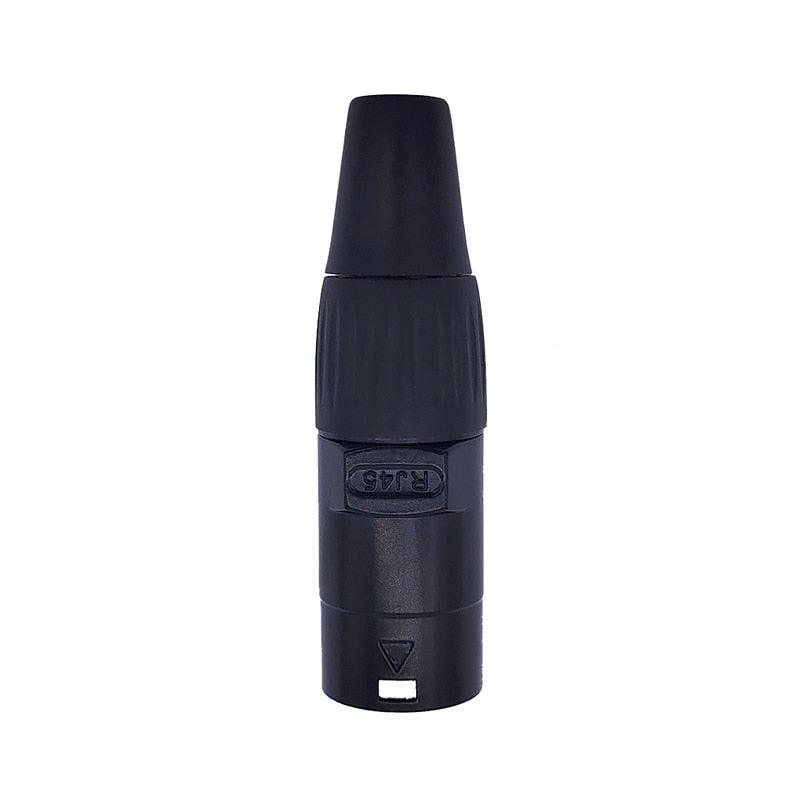 RJ45 waterproof connector plug D type panel mount socket  ip65 Ethernet connectors.