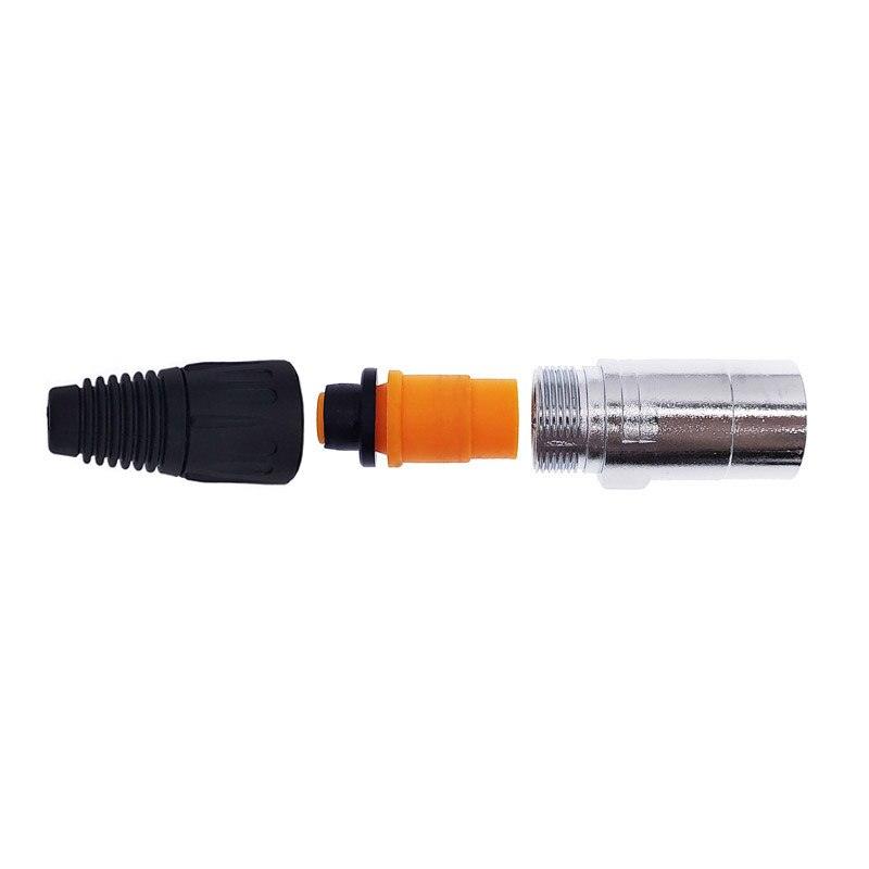 RJ45 waterproof connector plug D type panel mount socket  ip65 Ethernet connectors.