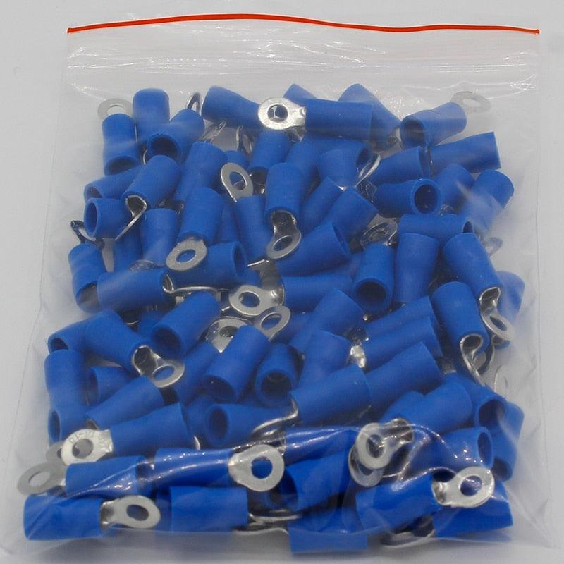 Super Rv2 Blue electrical center b2c | RV2-3 Blue 22-16 AWG 1.5-2.5mm2 Insulated Ring ...