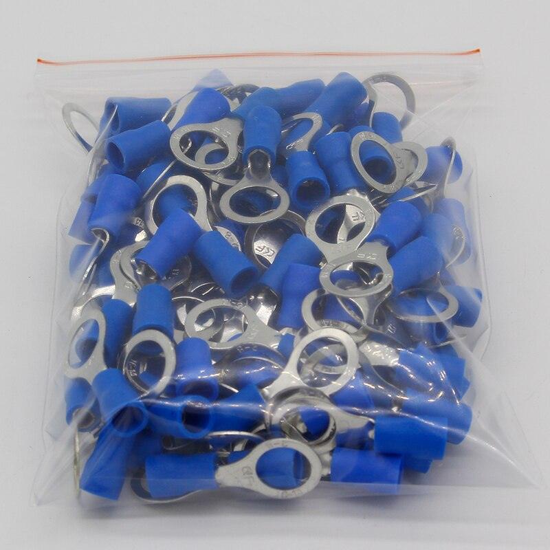 Super Rv2 Blue electrical center b2c | RV2-8 Blue Ring insulated terminal Cable Wire ...