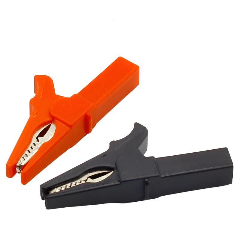 Sale 2PCS Battery Test Clip 55MM HV Alligator Clip For Banana Plug 4mm Multimeter Pen Cable Probes Crocodile Clip.