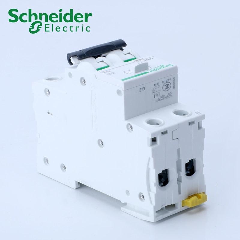 Schneider Electric Acti9 Vigi+ RCBO 2P 30mA A Type Residual Current Breaker with Overcurrent Protection.