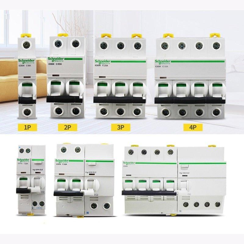 Schneider- VIGI IC65N Circuit Breaker Leakage Protection.