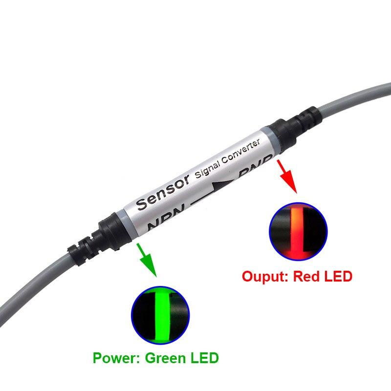 Sensor converter PLC signal PNP to NPN proximity photoelectric switch NPN to PNP.
