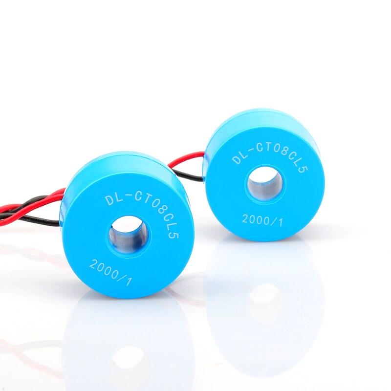 small residual current transformers Wire Lead Type 1A/0.5mA 1A/1mA residu current monitor surplus toroidal transformer AC CT.