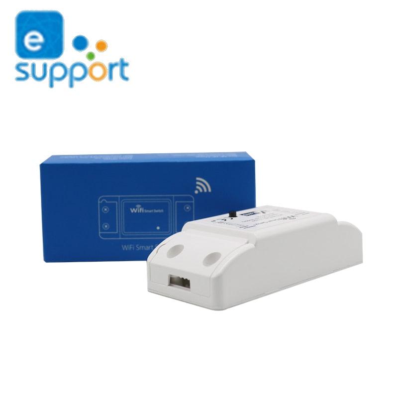 Smart Home Wifi Wireless Remote Switch Breaker Domotica LED Light Controller Module Alexa Google Home Smartlife Tuya eWelink APP.
