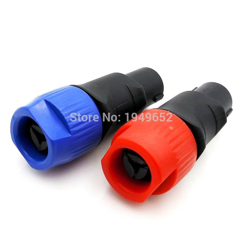 Speakon Connectors type 4 Pole cable Plug Male Caron Speaker Audio connector.