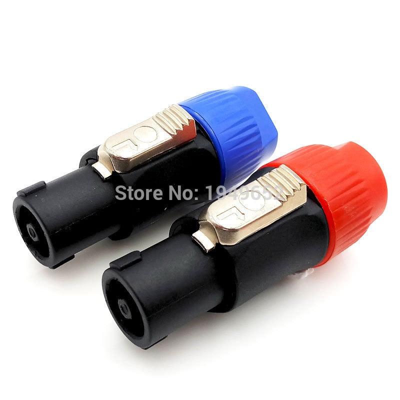 Speakon Connectors type 4 Pole cable Plug Male Caron Speaker Audio connector.