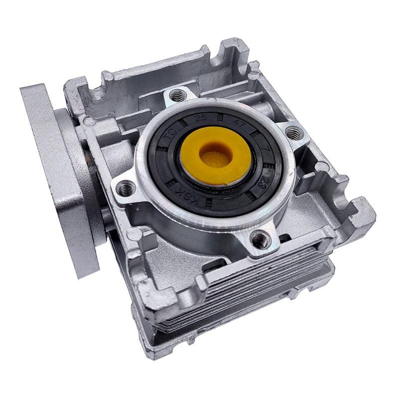 speed reducer worm DC motor gearbox RV030 14mm output 5:1-80:1 for NEMA 23 Motor.