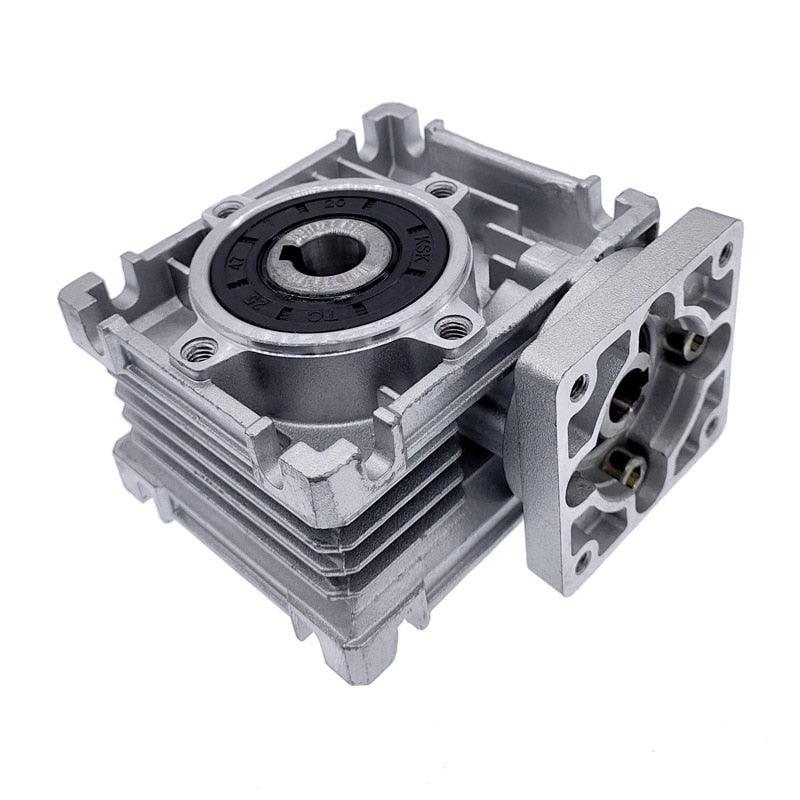speed reducer worm DC motor gearbox RV030 14mm output 5:1-80:1 for NEMA 23 Motor.