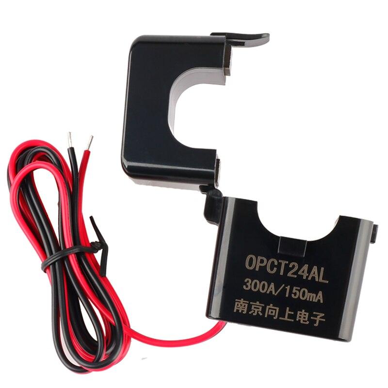 split core current transformer open type OPCT24AL 100A:1V 150A 200A/1V 300A/1V 200A/5V split type ac ct clamp on.