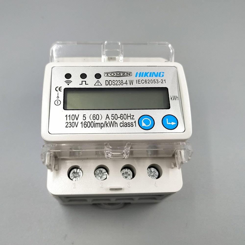 TOMZN- 5(60)A Single phase WIFI Smart Energy Meter RS485/ Antenna Optional.