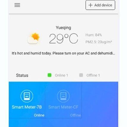 TOMZN- 5(60)A Single phase WIFI Smart Energy Meter RS485/ Antenna Optional.