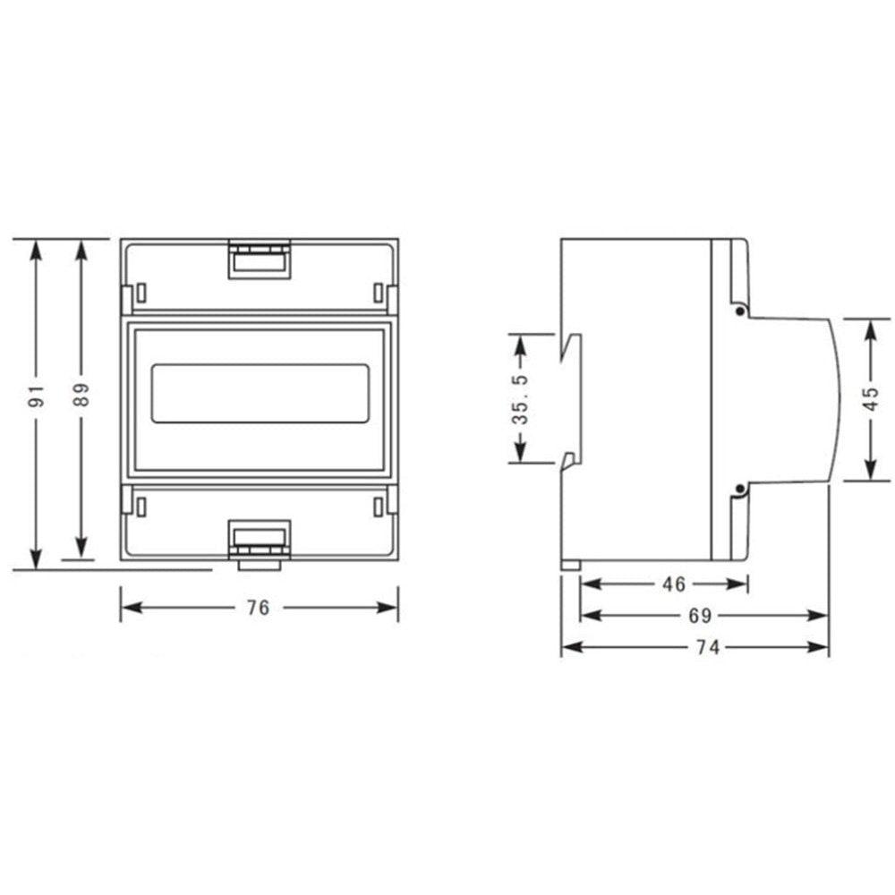 TOMZN- 5(60)A Single phase WIFI Smart Energy Meter RS485/ Antenna Optional.