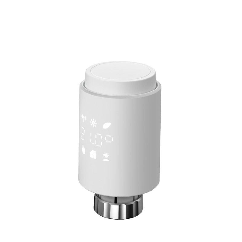 Tuya Smart ZigBee Radiator Actuator TRV Programmable Thermostatic Radiator Valve App Remote Temperature Controller Support Alexa.