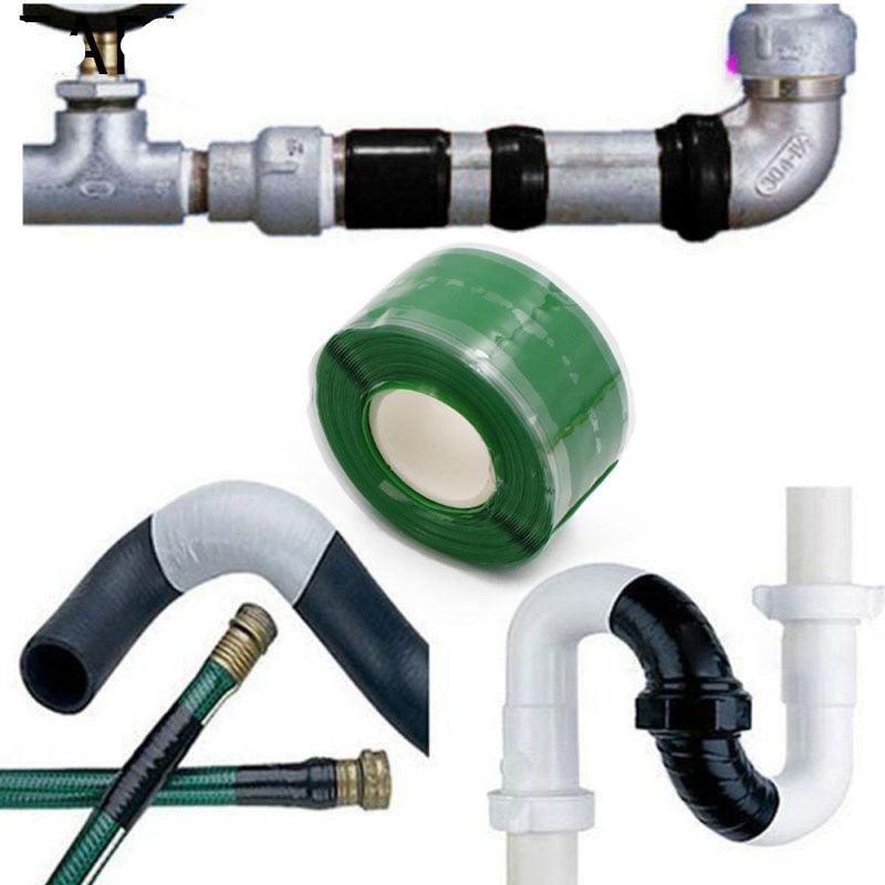 Waterproof Silicone Performance Repair Tape Hot Sale Bonding Rescue Self Fusing Wire Hose Black Transparent Film Tape.
