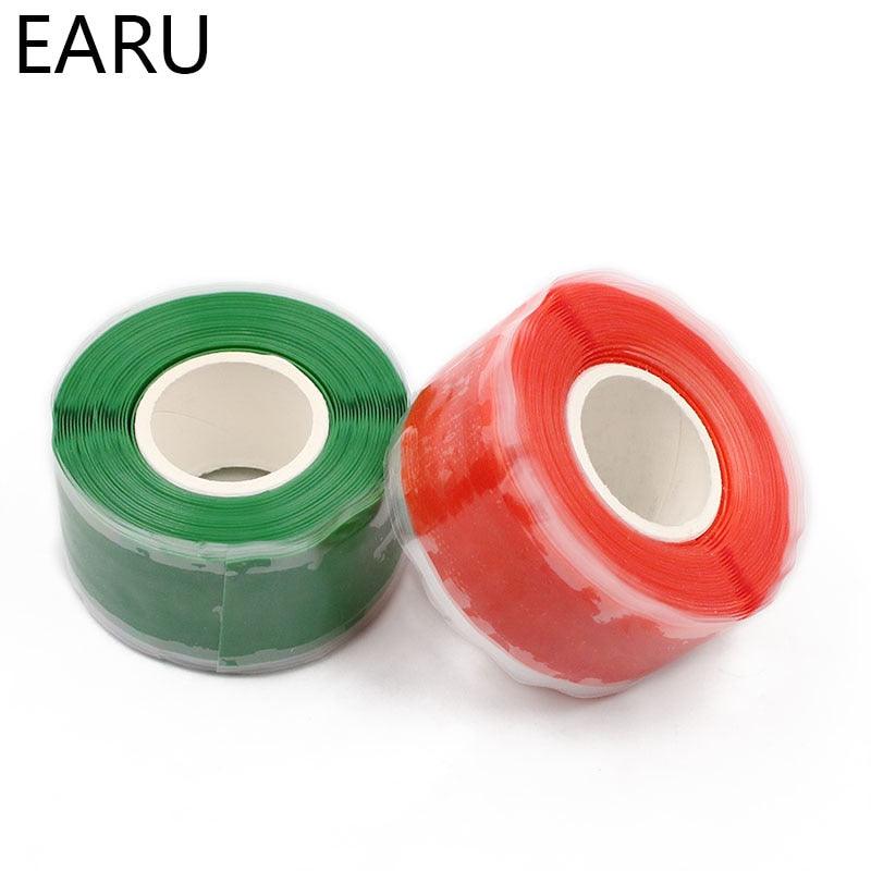 Waterproof Silicone Performance Repair Tape Hot Sale Bonding Rescue Self Fusing Wire Hose Black Transparent Film Tape.