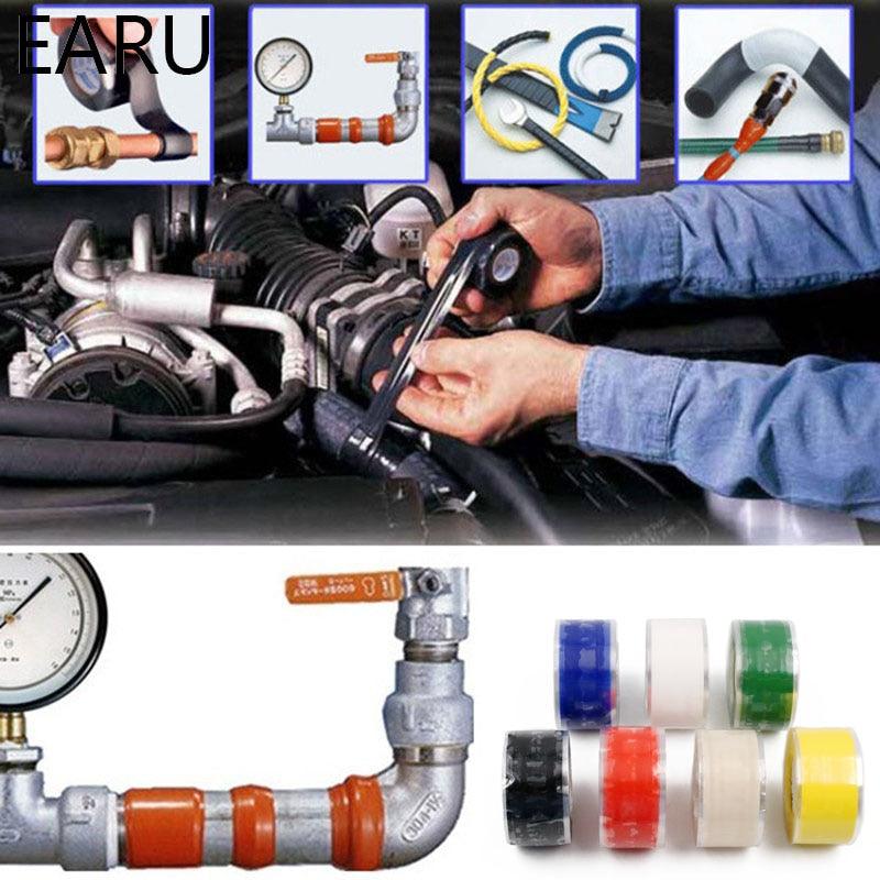Waterproof Silicone Performance Repair Tape Hot Sale Bonding Rescue Self Fusing Wire Hose Black Transparent Film Tape.
