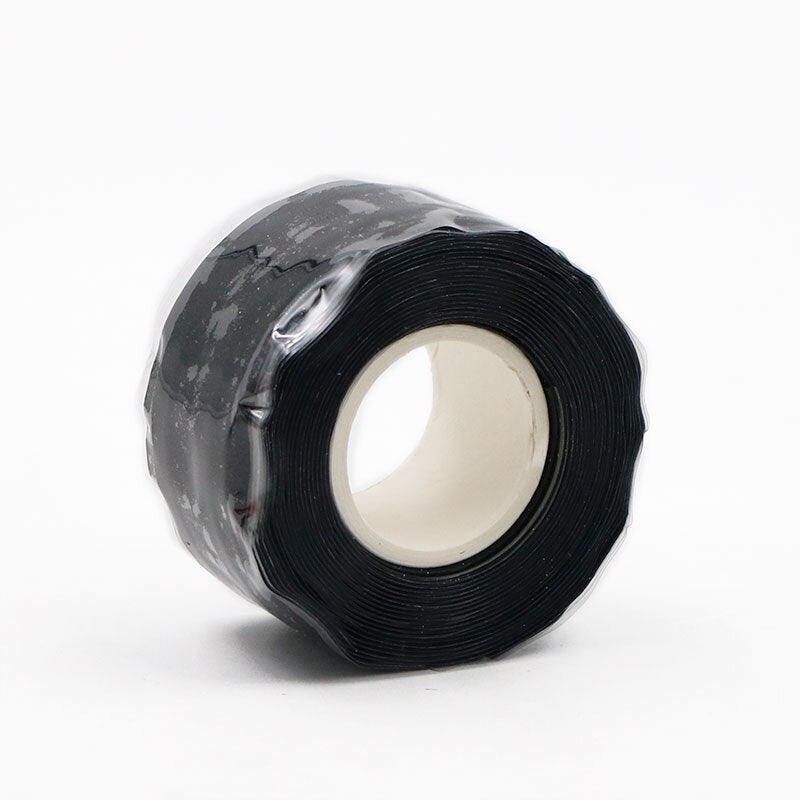 Waterproof Silicone Performance Repair Tape Hot Sale Bonding Rescue Self Fusing Wire Hose Black Transparent Film Tape.