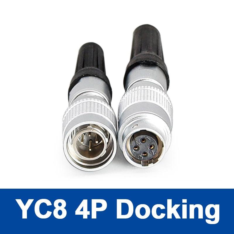 YC8 mini circular connector docking sensor connector push pull self lock 8mm.