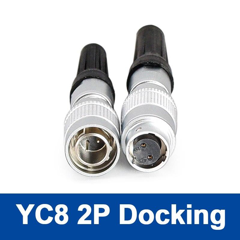 YC8 mini circular connector docking sensor connector push pull self lock 8mm.