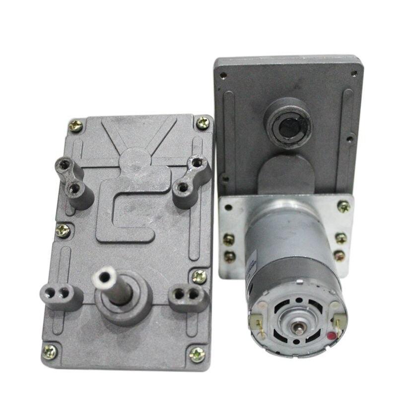 ZGB102FH DC 12V 24V motor 5/6/10/13/15/30/50/60/70/80/450RPM Worm gear motor large Torque with 555 motor.